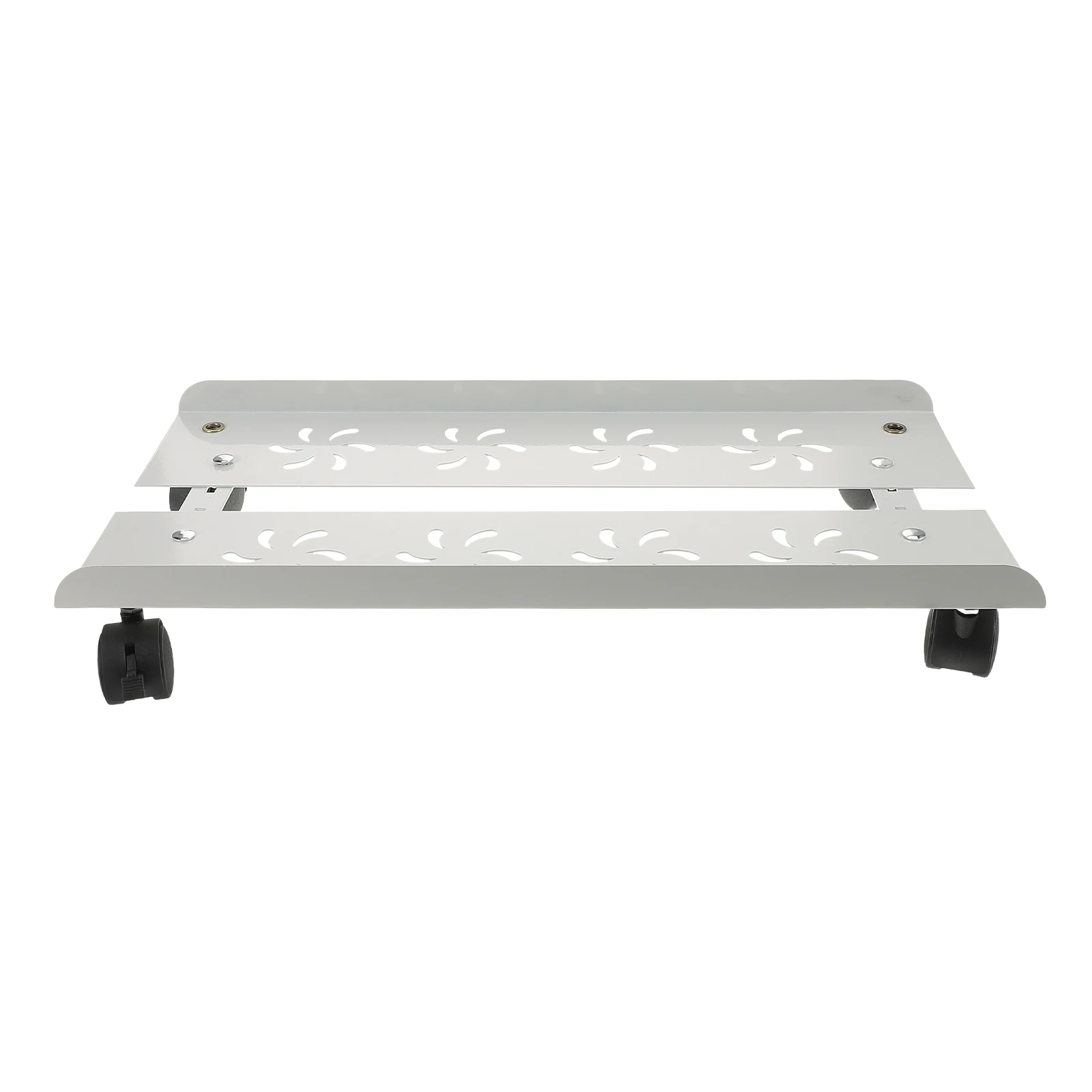 

Computer Tower St CPU Cart Rolling Holder Casters for PC Gaming Desk Laptop Case Monitor Riser Adjustable Stylish Carbon Steel