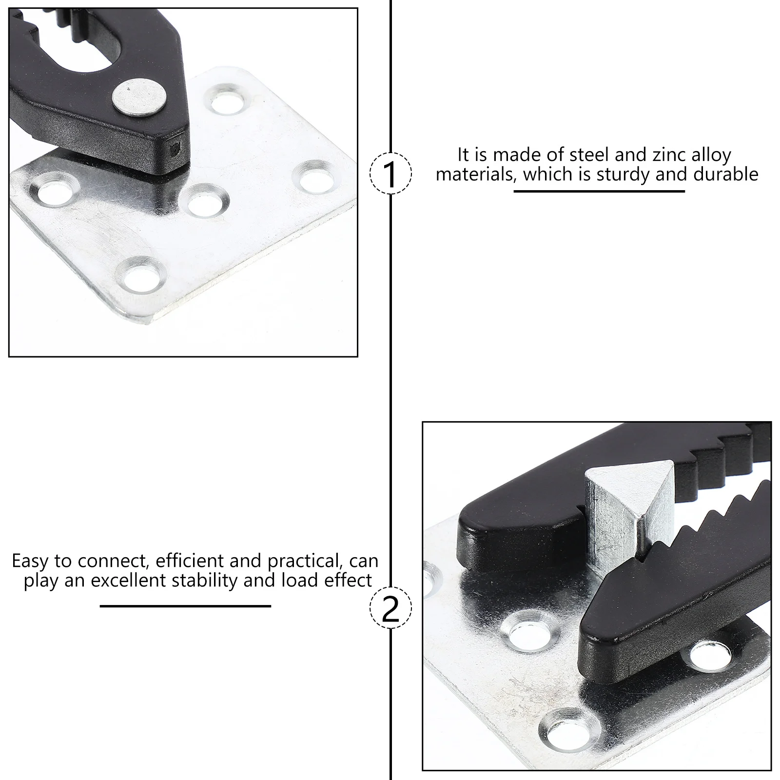 

1Pcs Sofa Alligator Clamp Sectional Couch Connector Easy Fix Furniture Joint Snap Practical Sofa Accessory Furniture Joint Snap