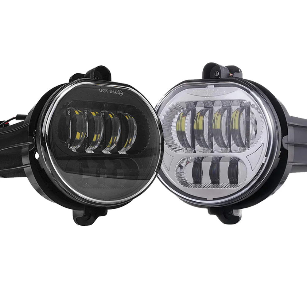 1Pair Led Projector Fog Lights 63W High lumen Daytime running lights front led Fog for Dodge Ram1500 2002-2008 2500 3500 Durango