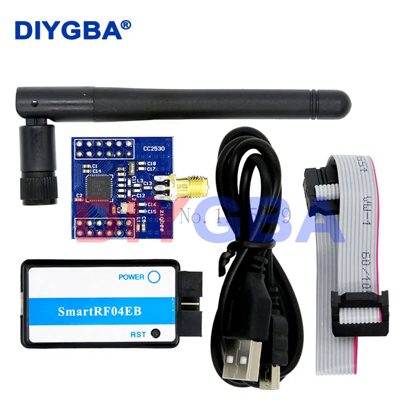 CC2530 moduł bezprzewodowy Zigbee CC2530F256 port szeregowy bezprzewodowa płyta główna 2.4GHz antena SmartRF04EB ZigBee downloader emulator