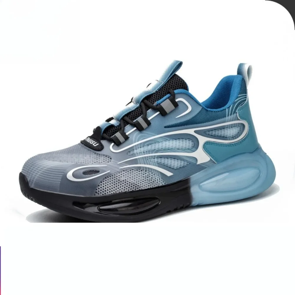 Safety Work Boots Anti Smash Puncture Proof Steel Toe Slip Resistant Oil Resistant Industrial Protective Footwear