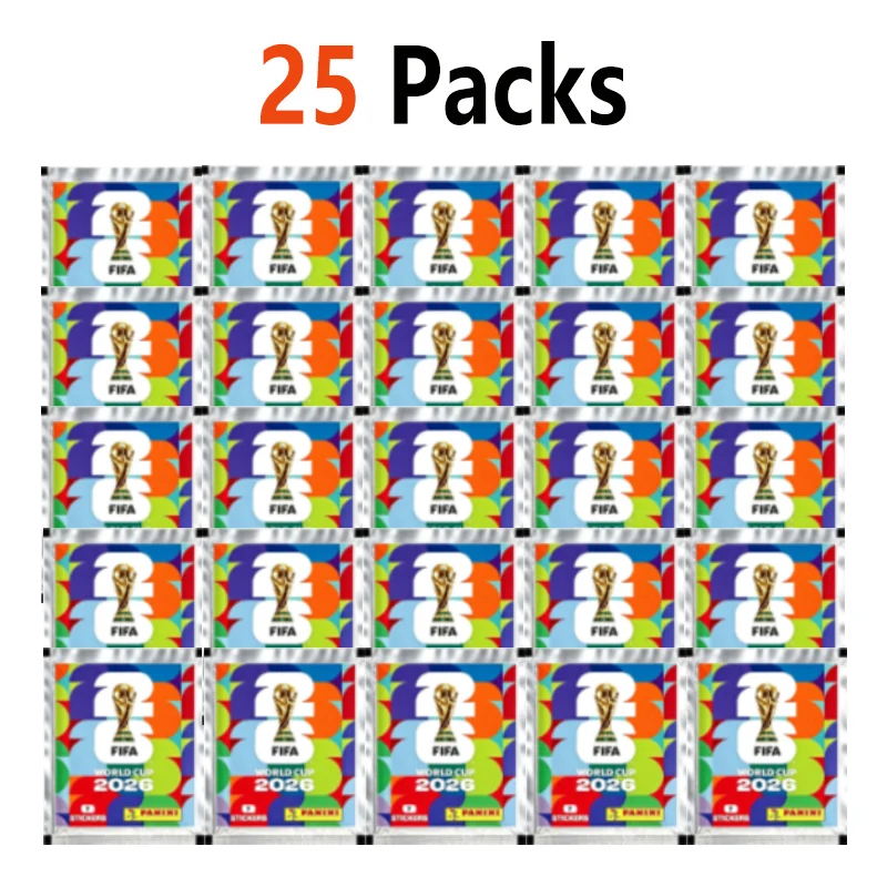 2026 Weltmeisterschaft Panini Sammel-Fußballsticker Zufällige Blindpackungen Sportfan-Sammlersticker Komplettes Sammlerset