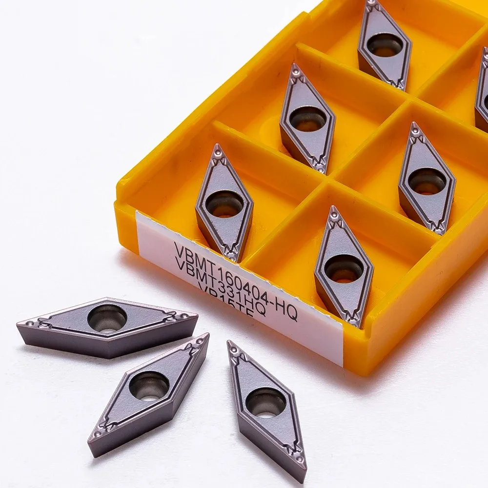 Imagem -05 - Original Torno Cnc Ferramenta de Corte Metal Torneamento Inserir Diâmetro Externo Ferramenta de Processamento Vbmt160404 Vbmt160408 hq Vp15tf Ue6020 Us735