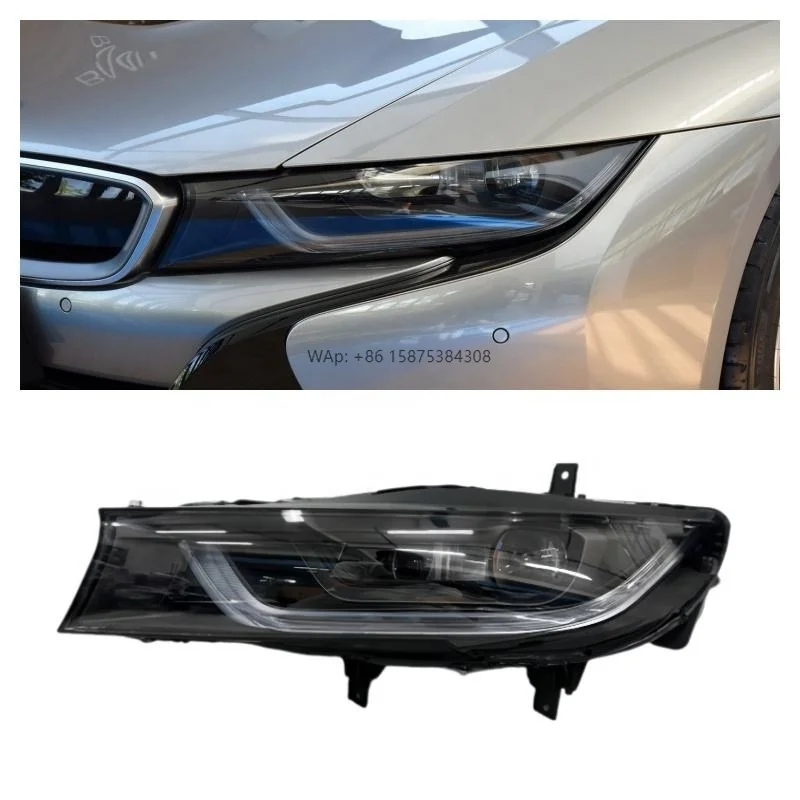 

For I8 Headlight Lens 2014 2015 2016 2017 2018 2019 2020 Original Headlamp Left Right for I8 I12 I15 Car Light