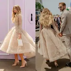 New Fashion Full Sleeve Brilliant Evening Party Long Dress Lace up Appliques Dress Vestido De Noite Customized