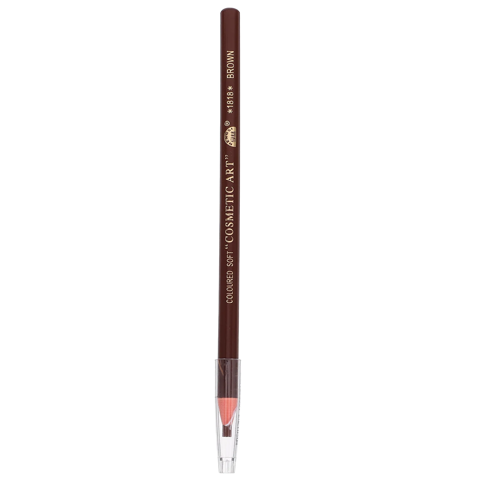 Lápiz para cejas resistente al agua, lápiz de maquillaje para cejas, herramienta de Microblading a prueba de manchas de larga duración para mujeres, Color marrón oscuro y gris, 1 ud.