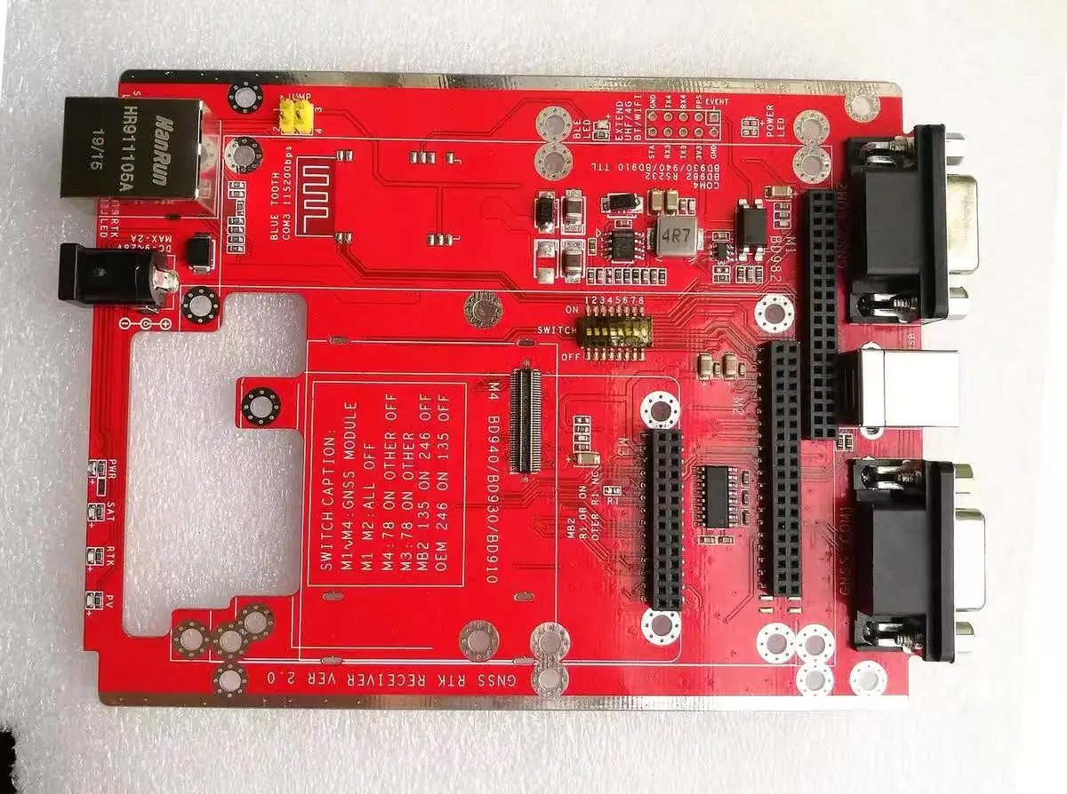 RTK Receiver Kit Enclosure Box With Development Board Bluetooth Case + Board For BD990 BD992 BD970 BD982 MB2 OEM729 OEM718D