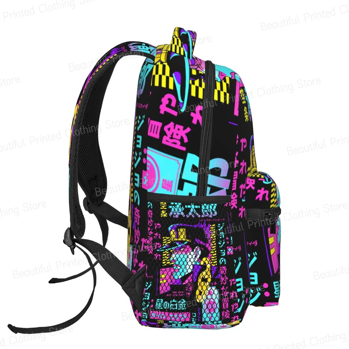 Wszechstronny plecak Chłopcy Dziewczęta Bookbag JoJo Bizarre Adventure Anime Nastoletnia torba szkolna Codzienna przenośna torba