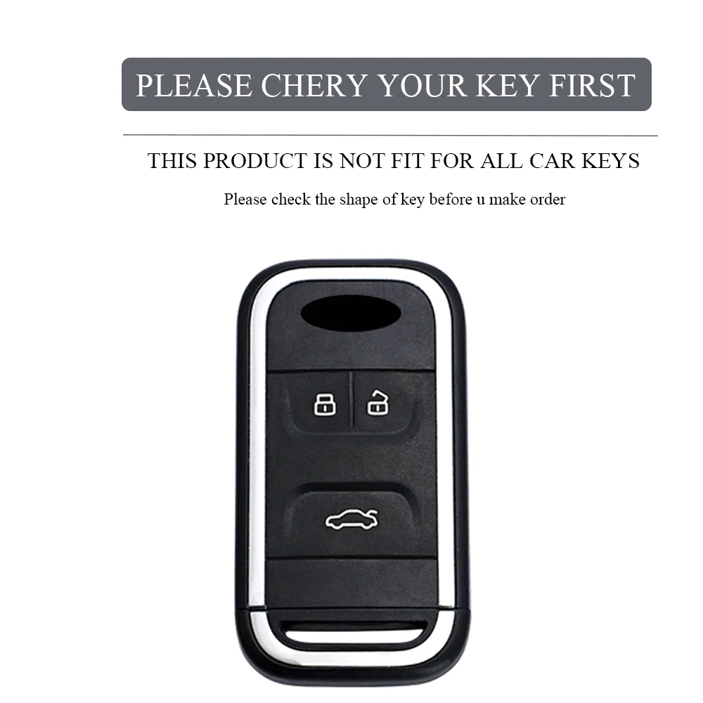 TPU Car Key Case Cover Shell Fob For Chery Tiggo 3 5X 4 8 Glx 7 2019 2020 Arrizo For Cheri Tiggo 8 Holder Fob Accessories