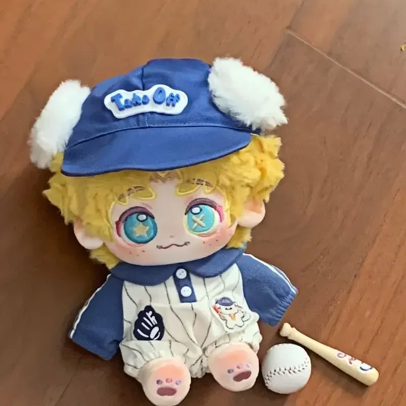 

20cm Game Idv Plushie Acrobat Mike Morton Kawaii Plush Cotton Doll Idol Super Star Figure Dolls Body Can Change Clothes Gift