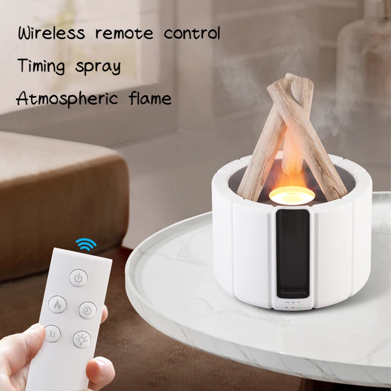 250ml Bonfire Aromatherapy Machine Aroma Diffuser Home Essential Oils Diffuser USB Humidifier with Flame Lamp Air Purifier