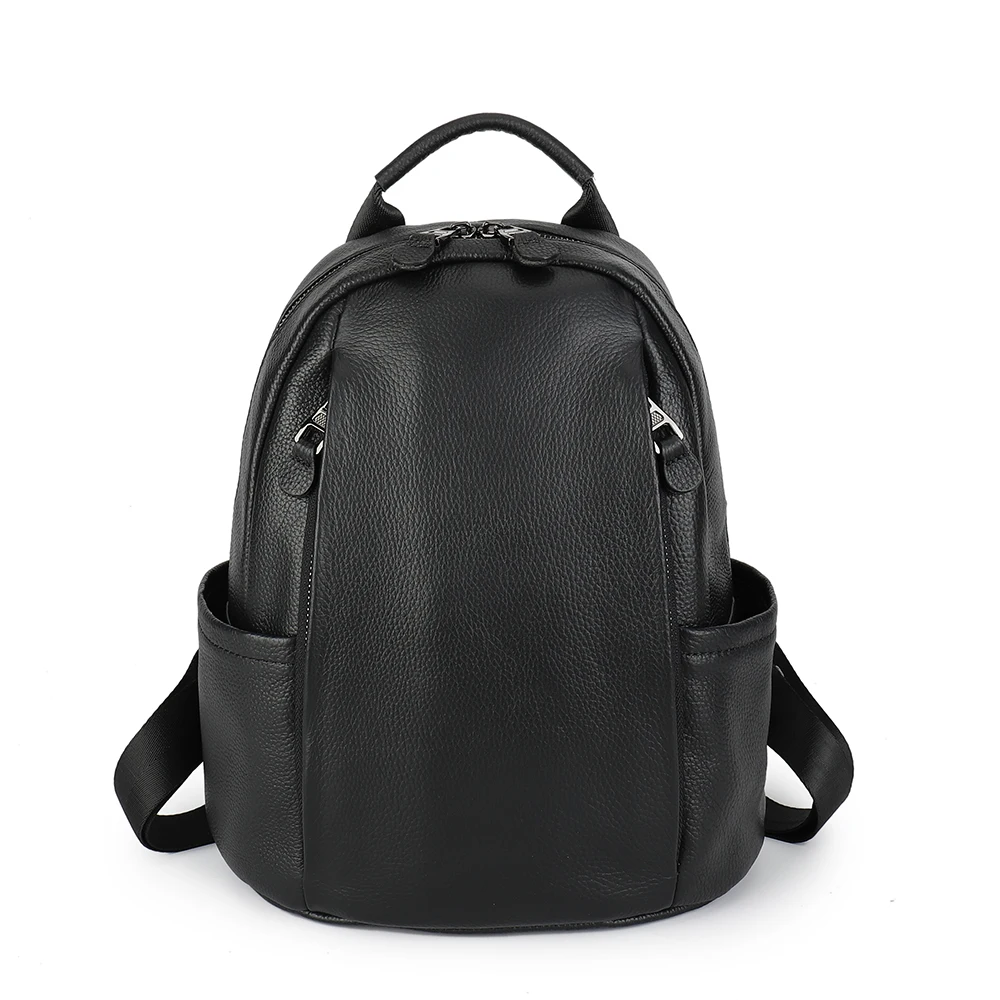 100% Genuine Leather Backpack New Travel Bag Women Large Capacity Casual Soft Leather Back-pack