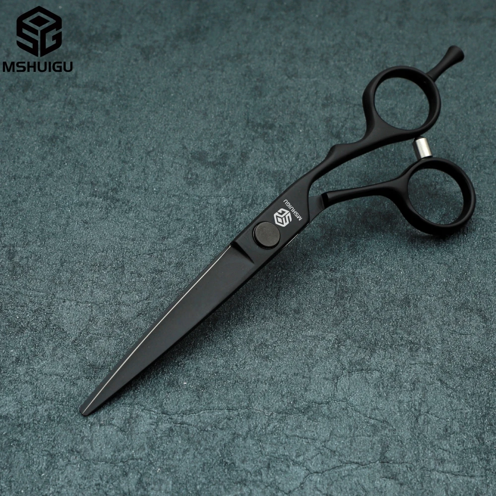 MSHUIGU Professionelle Friseurschere, 15,2 cm, multifunktionale Haarausdünnungsschere, japanischer VG10-Stahl, Salon-Haarwerkzeuge – Detail 1