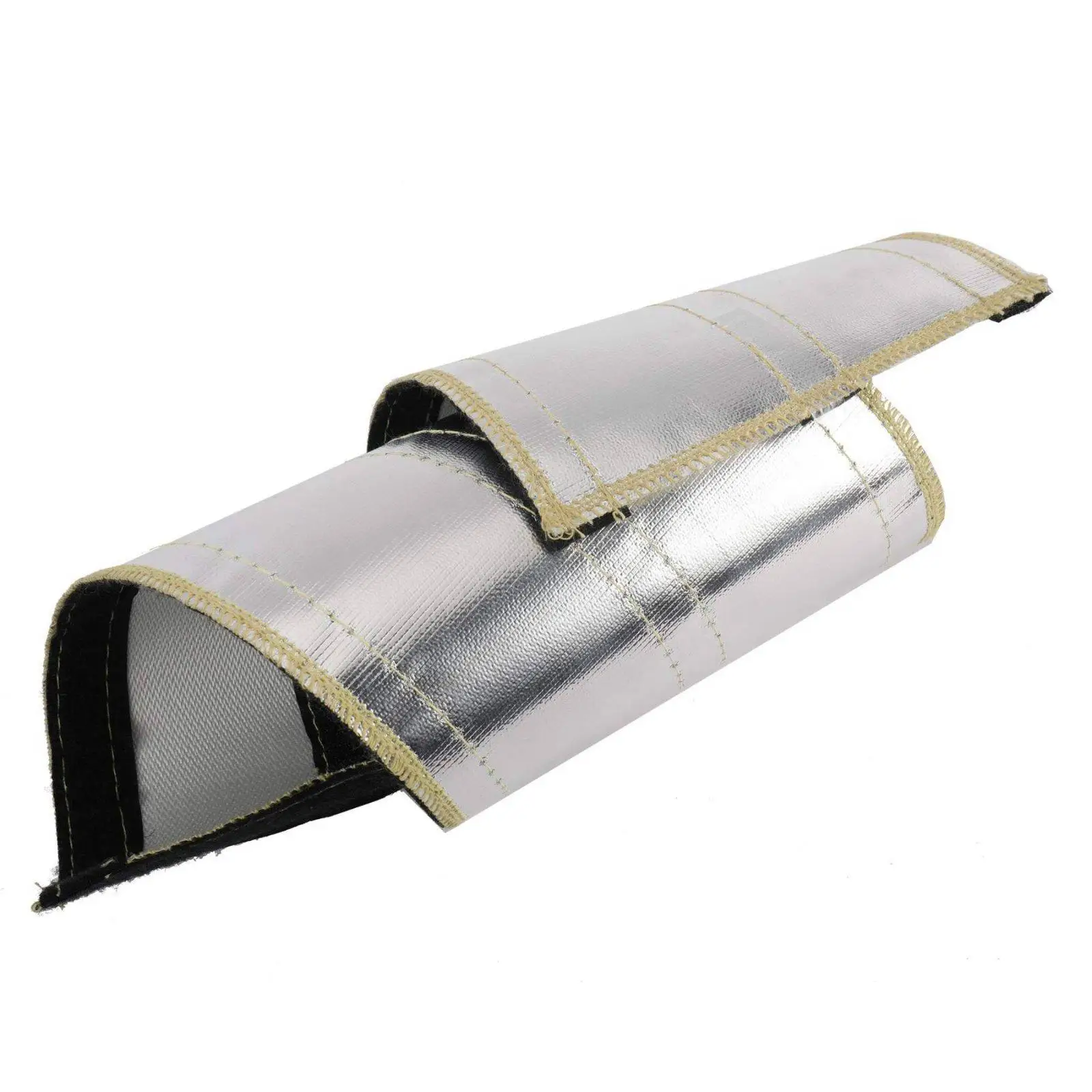 Insulation Sleeve Layered Heat Guard Nonconductive Fiberglass Starter Motor Thermal Wrap for Engine Bay Electronics Protection