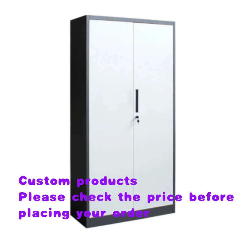 custom.Metal Two Door Push and Pull Modern Iron  Filing Cabinet Office Furniture Steel Cupboard Double Door File Cabinet