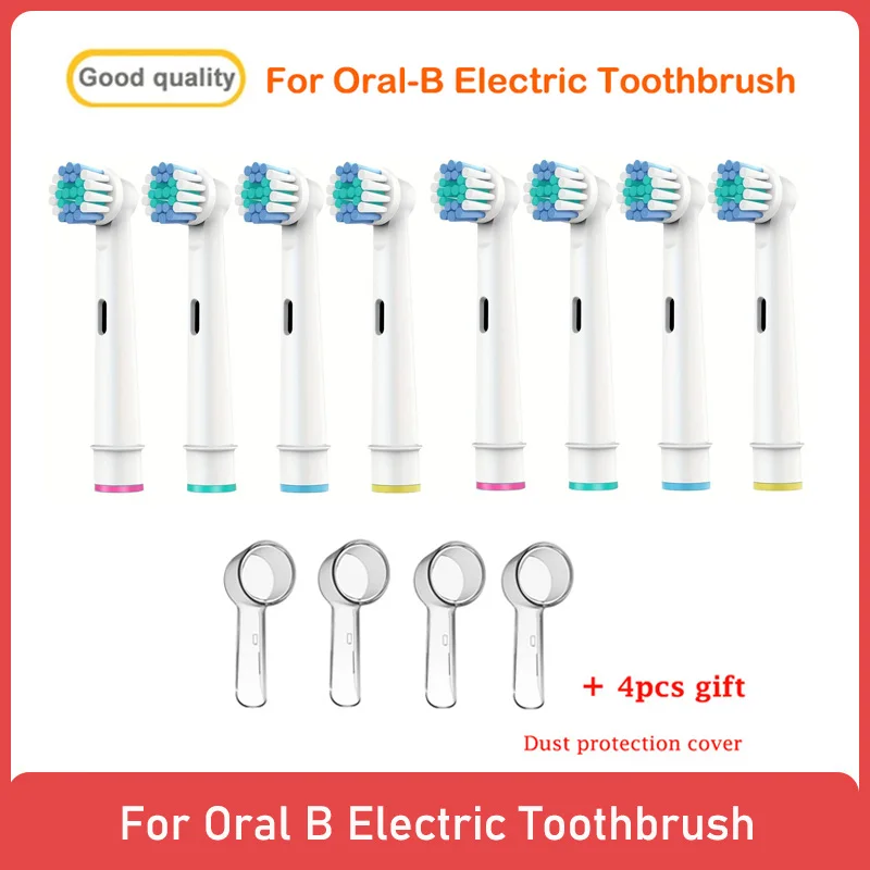 구강 B 음파 전동 칫솔용 교체 브러시 헤드, 어드밴스 파워, 프로 헬스, 트라이엄프, 3D 엑셀, 바이탈리티, 4 개, 8 개, 12 개