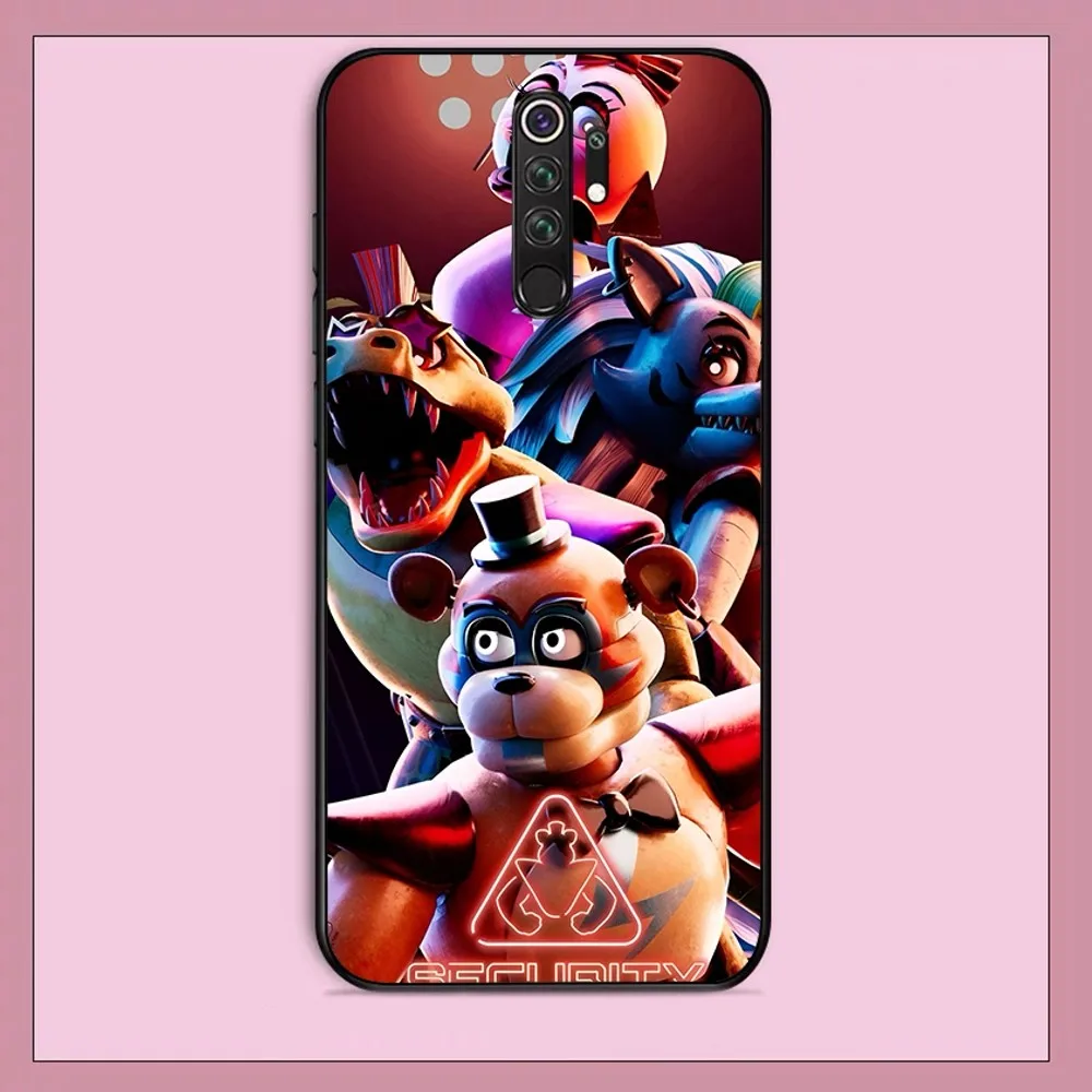 FNAF F-Five N-Nights at-Freddys Phone Case For Redmi Note 4 X 5 A 6 7 8 T 9 9S 10 11 11S 11Epro Poco M3 pro