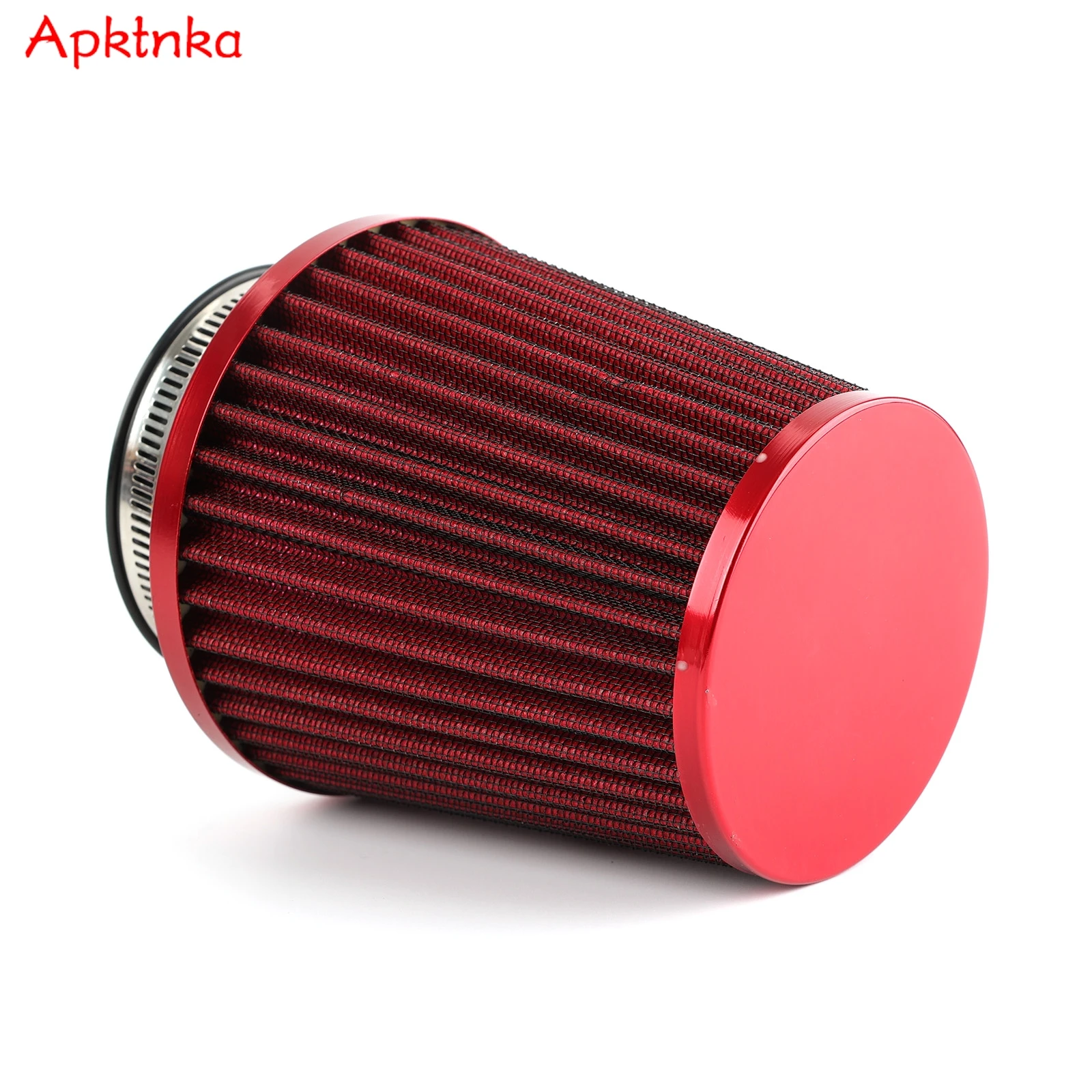 Car RED Mushroom Head Air Filter Universal High Flow Racing Sport Inlet Cold Air Intake Filter Cone Performance 3