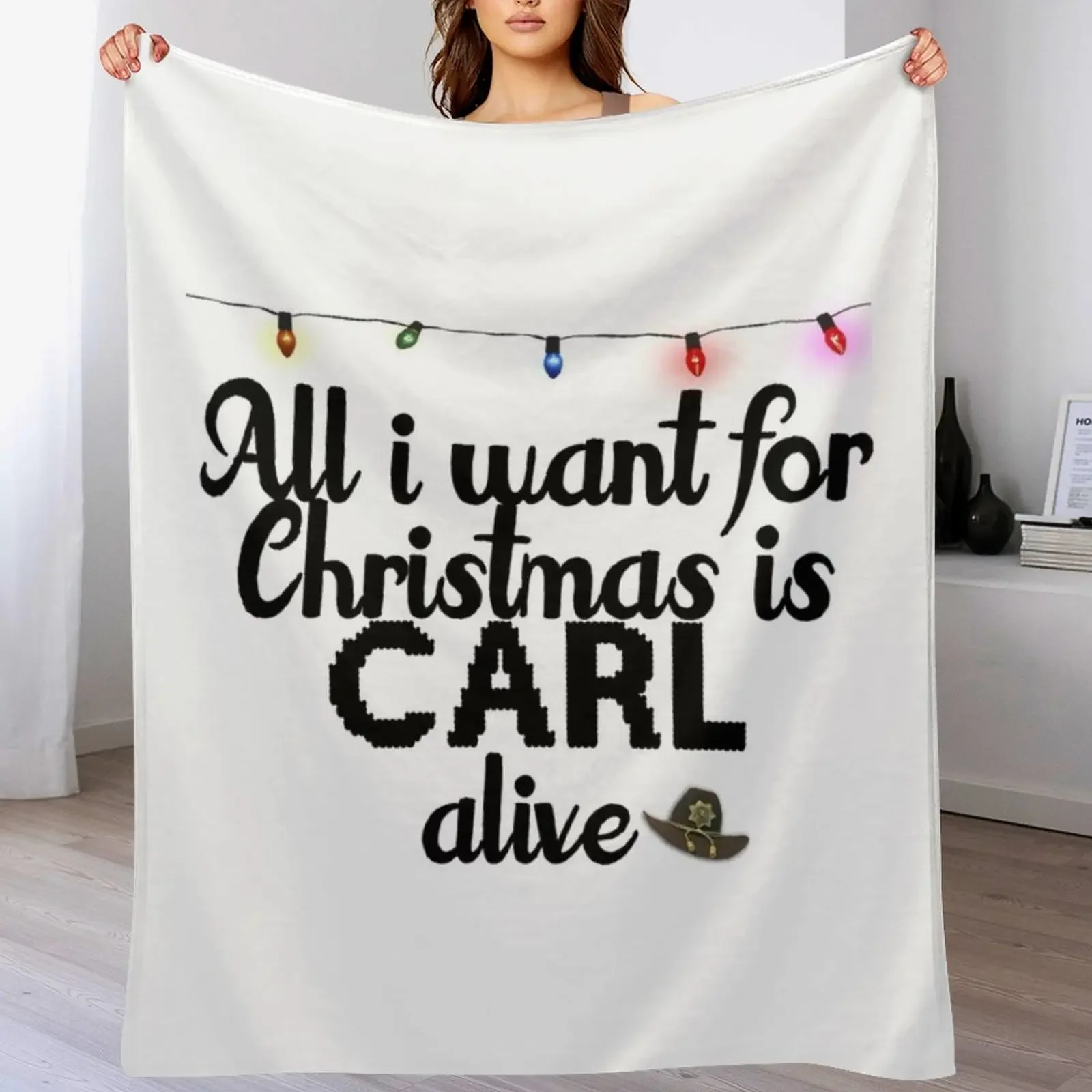 

Carl Grimes Throw Blanket for winter manga warm for winter Camping Blankets
