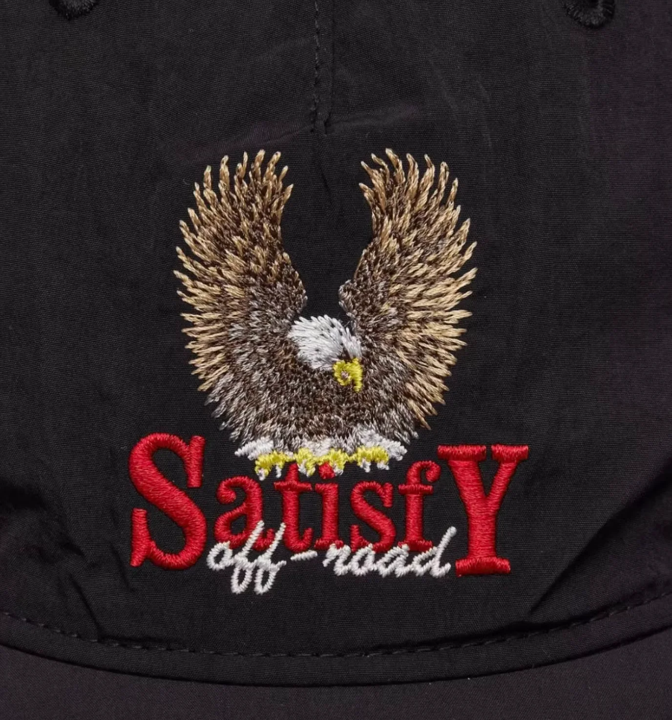 Satisfy running eagle embroidered sports fitness training breathable sunscreen cap
