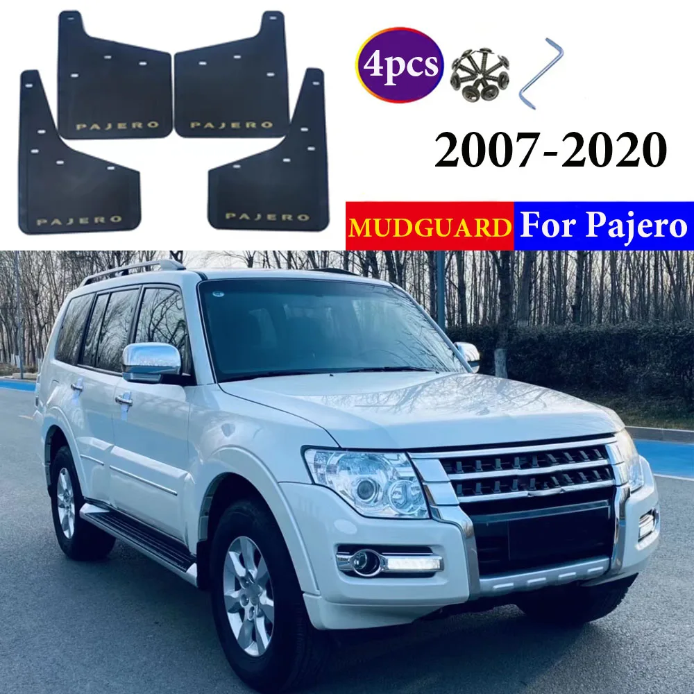 

For Mitsubishi Pajero Mud flaps mudguards fenders Mud flap splash guard car accessories auto styline Front Rear 2007-2020