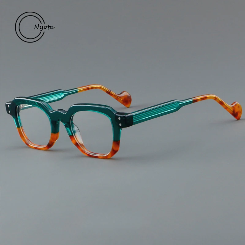 

Retro Round Acetate Glasses Frames Woman 2394 Optical Eyewear Reading Glasses Men Personalized Handmade Trend Eye Glasses