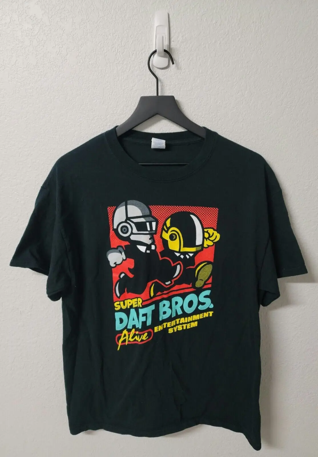 Daft Punk Bros Alive T Shirt Gilden Tag Men'S Large