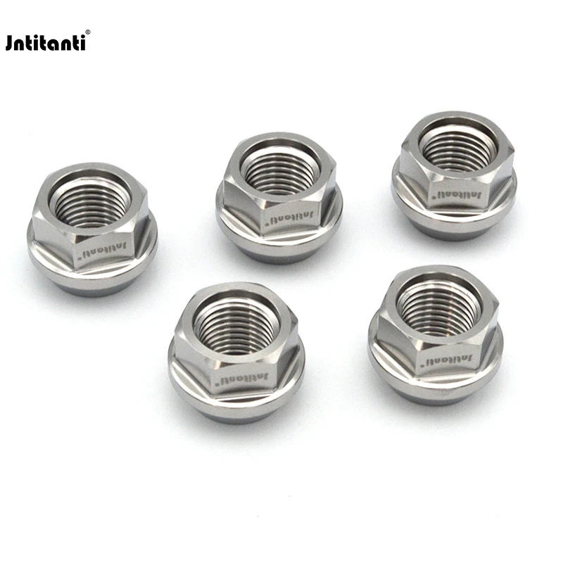Jntitanti  M12*1.5*17mm cone seat open end Gr.5 titanium lug nut wheel nut for Toyota,Mazda,Honda,Acura,Scion,Lexus,Mitsubishi