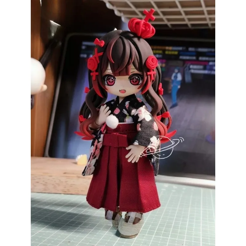 Maßstab 1:12, männliche/weibliche Kimono-Yukata-Puppenkleidung, handgefertigtes Zubehör für Ob11-Actionfiguren, Gsc Uf Body – Detail 3