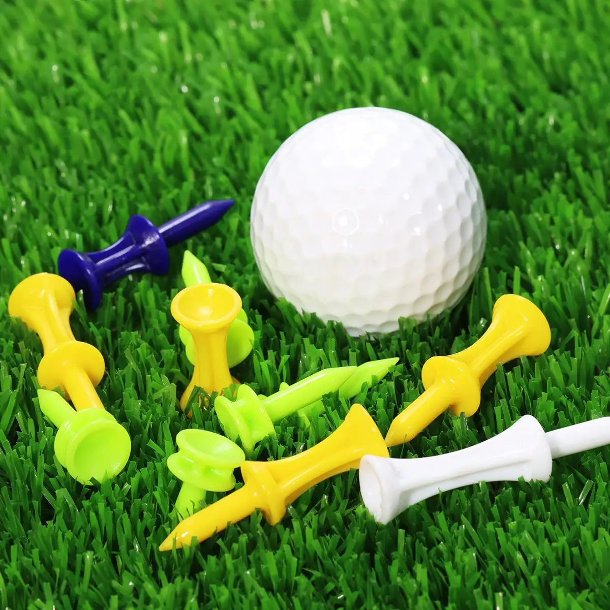 PGM 50pcs Golf Tees Plastic 36mm/80mm Random Colors Accessories Sport TE005