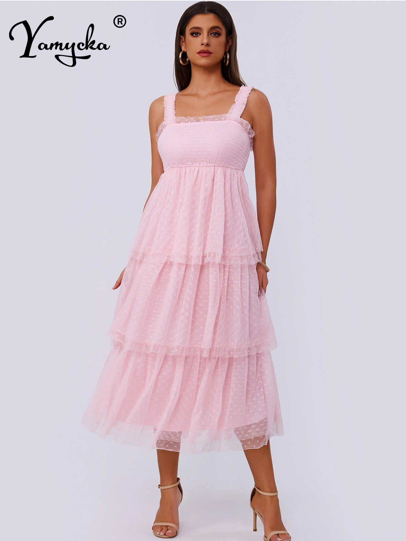 Sexy Pink Backless … - image