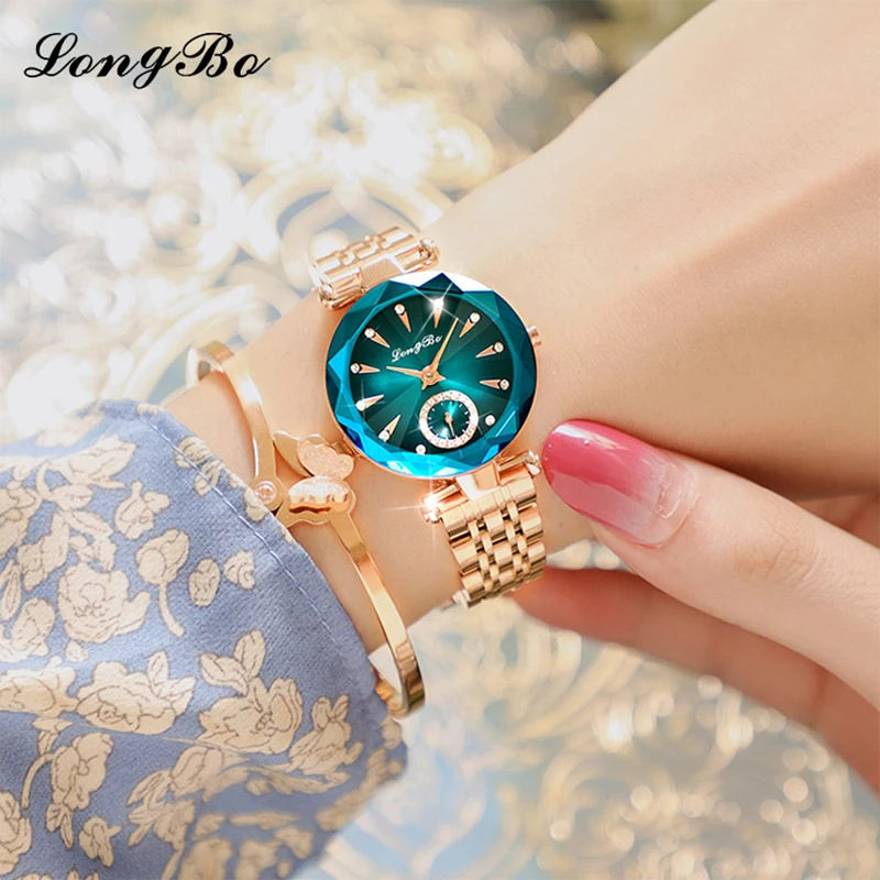 Ocean Star Steel Band Women\'s Watch Fashion  Crystal Ladies Quartz Relogio Feminino Female Montre Reloj Mujer Zegarek Damski