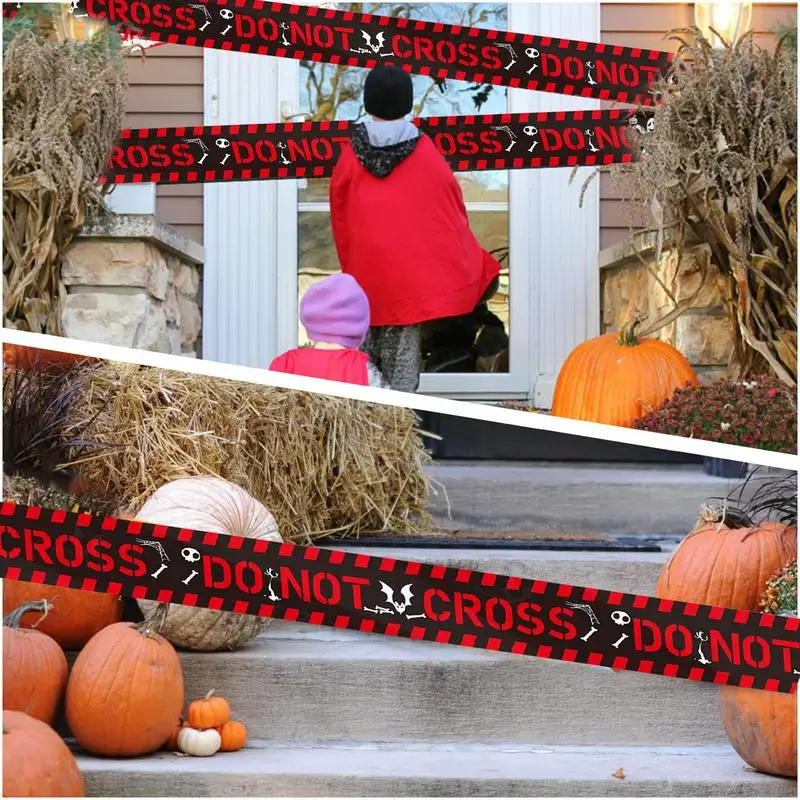 Halloween Caution Tape Safety Signs Caution Fright Tape Halloween Danger Tape Crime Scene Tape Warning Tape Halloween