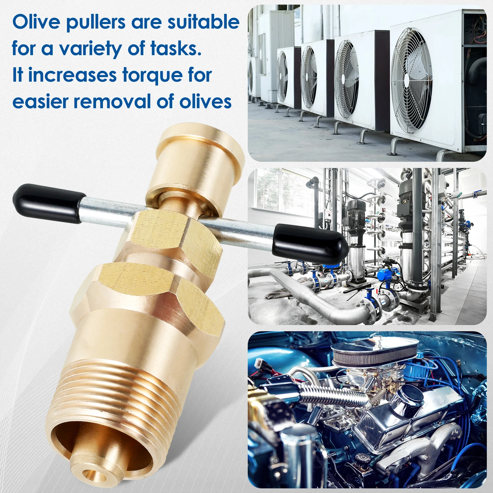 الزيتون مجتذب الثقيلة المعادن الزيتون أداة إزالة الصواميل توفير العمالة ضغط كم مجتذب أداة السباكة ل 1/2-3/4 ''الأنابيب النحاس #6