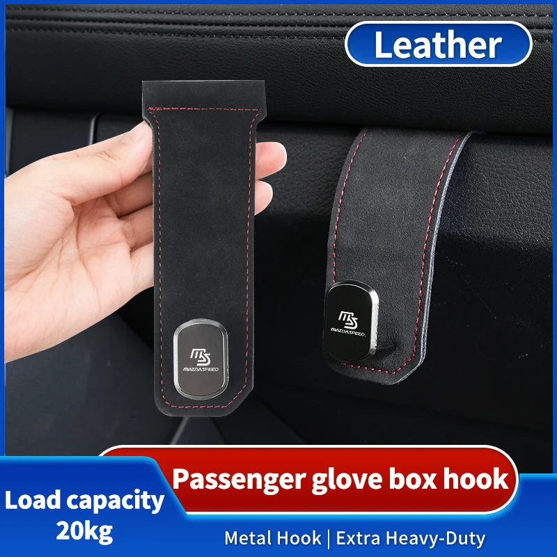 

Car Universal Passenger Glove Box Double Hook Bag Hanger Auto Accessories For Mazda 6 3 2 Axela CX5 CX3 CX30 CX9 Atenza Demio