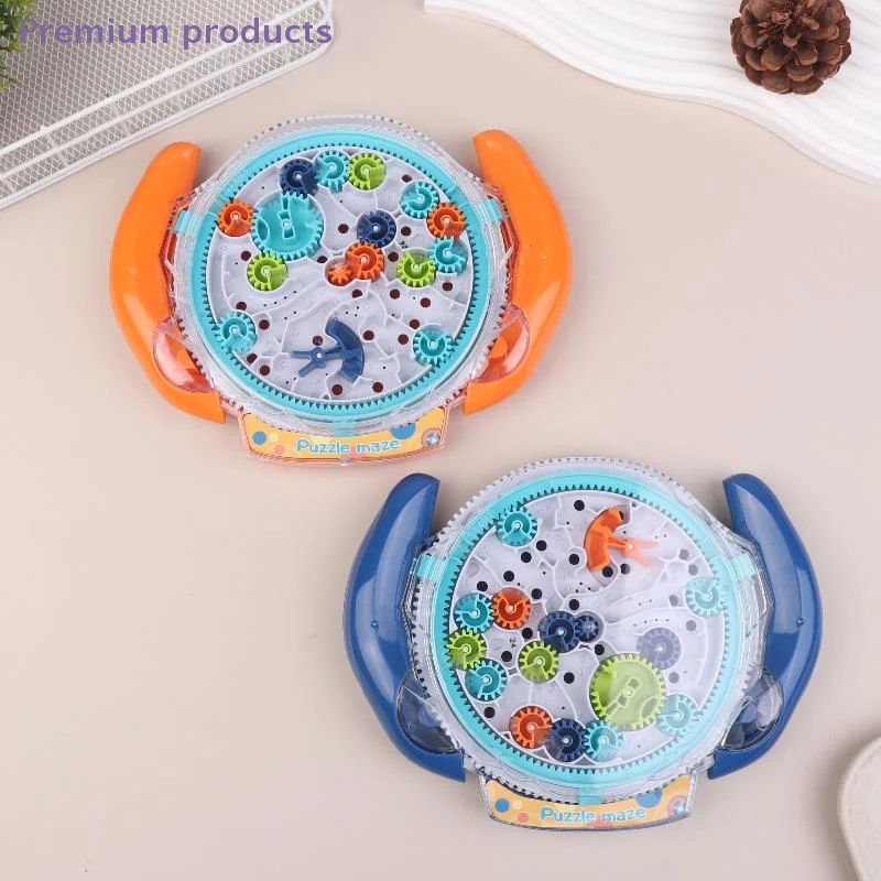 Labirynt z kulkami 3D, zabawka edukacyjna Montessori, plansza labiryntowa z przekładniami, kulka do nawlekania, zabawka antystresowa dla dzieci, prezent urodzinowy