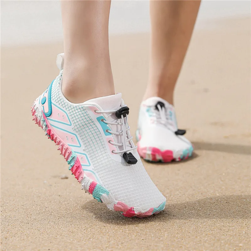 New Fashion Orange Barefoot Shoes Man Non-slip Quick-drying Swimming Sneakers Unisex Beach Water Shoes Big Size 46 Sneakers Men