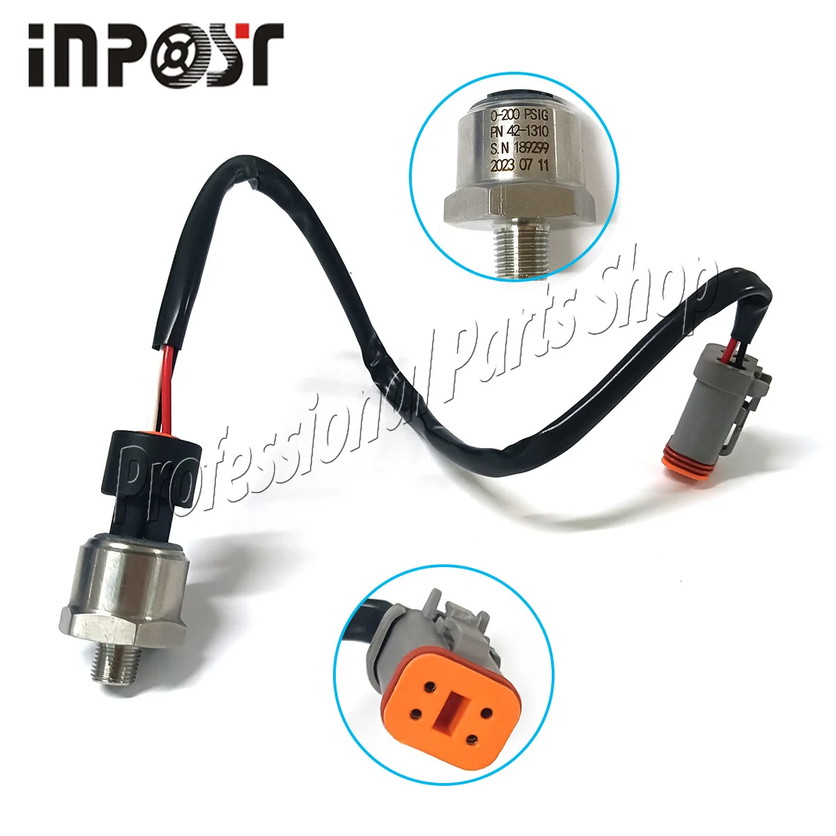 42-1310 Transducer Pressure 200 Psi Sensor For Thermo King