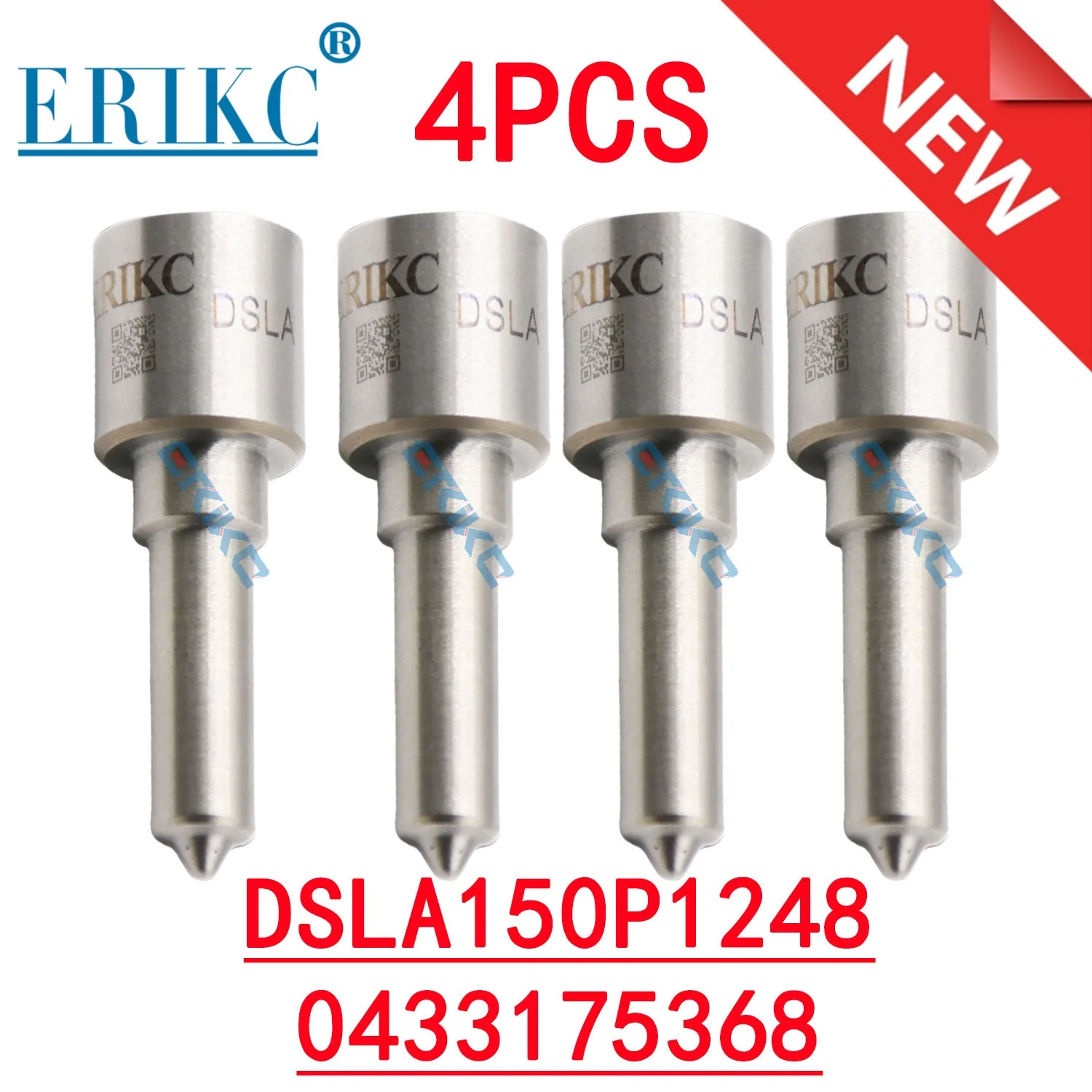 

4PC DSLA150P1248 0433175368 Diesel Injector Nozzle Dsla 150p 1248 Common Rail Injection Parts OEM 0 433 175 368 for Bosch