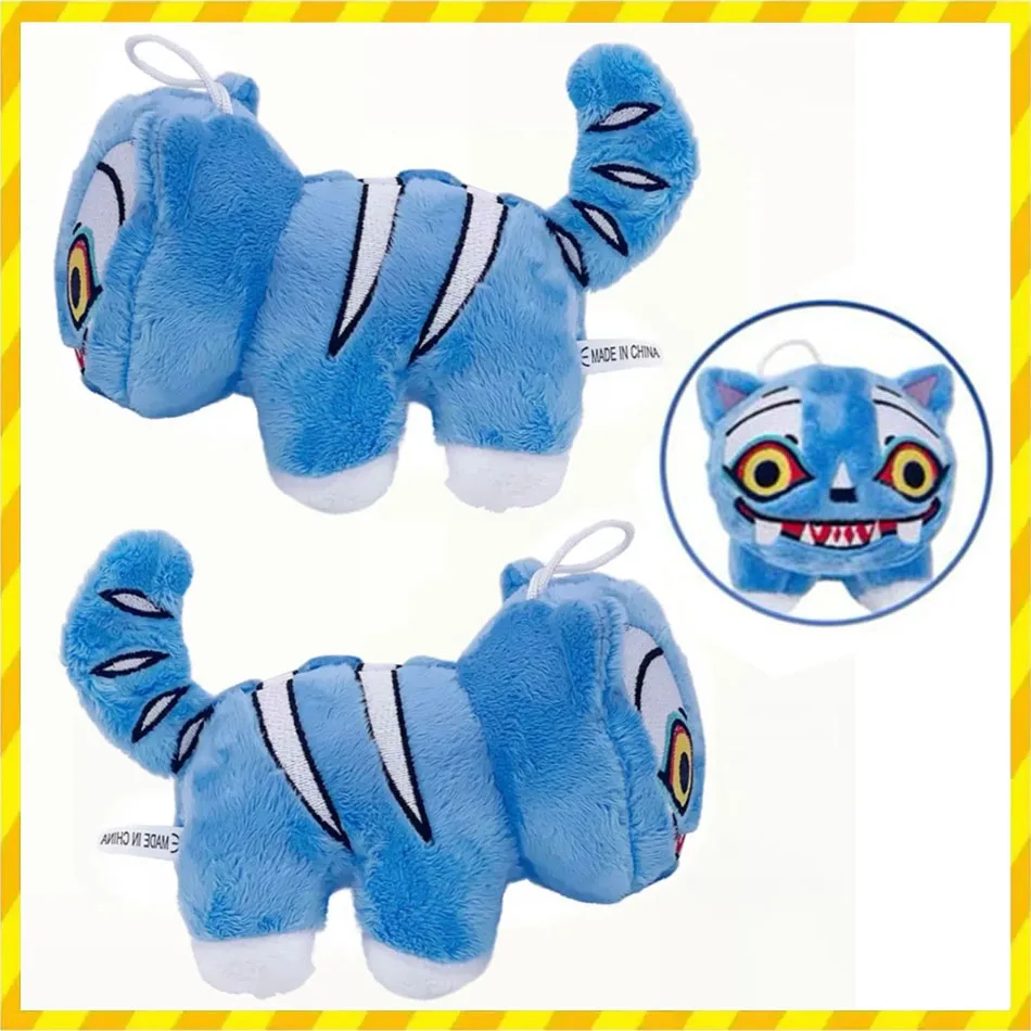 

1/10pcs New hot Anime Hunters Plush Cute Purple Tiger Black Hat Magpie With 3Eyes Monster Hunt Girl Group Stuffed For Fans Gifts