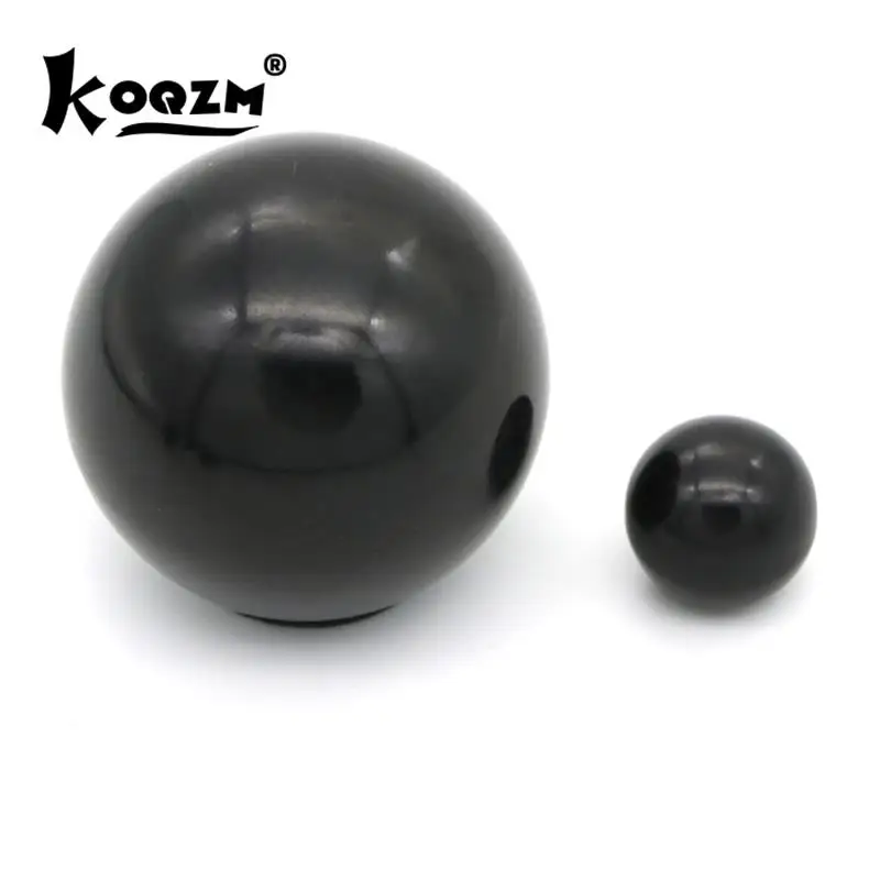 Black plastic M4/M5/M6/M8/M10/M12 thread ball shaped head clamping nuts knob