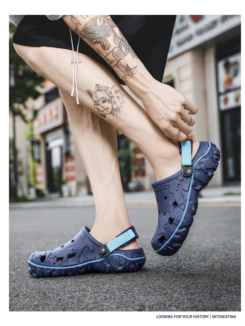 2024 Fabrik Günstige EVA Herren Clogs Schuhe Leichte Großhandel Kunststoff Clog Männer Strand Arbeits Sandalen Mit Männer Clogs & Maultiere – Detail 5