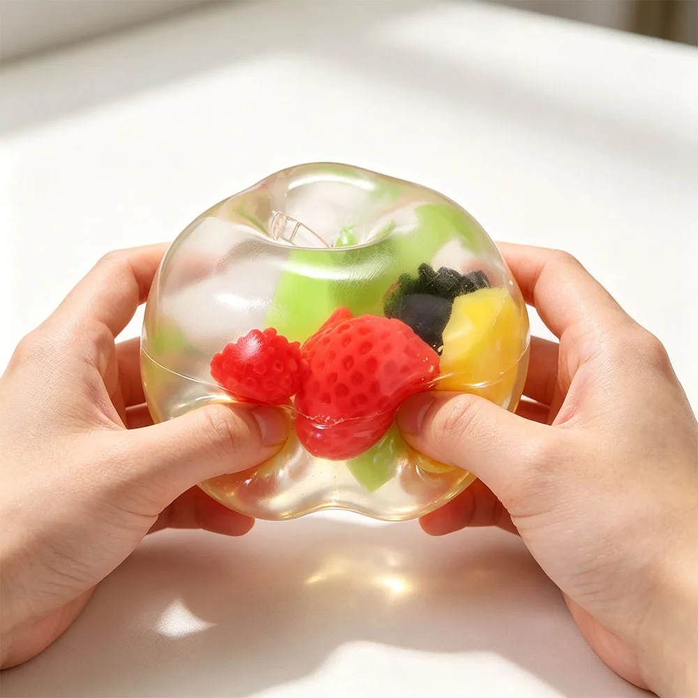 Release Hand Fruits Squeeze Toy Sensory Relax Gift Simulated Fruits Vent Toy 5cm Elastic Slow Rebound Toy Sensory Play