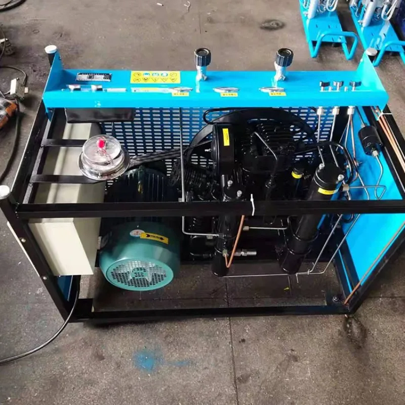 Fire safety breathing compressor compressed air filling pump
