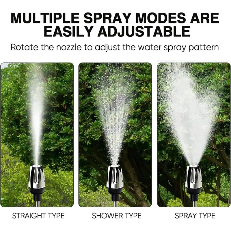 

【THANKSGIVING DAY】Power Washer Wand Set In High Pressure Design For Garden Hose, 3 Spray Mode Adjustments, Ideal For Car For Gar