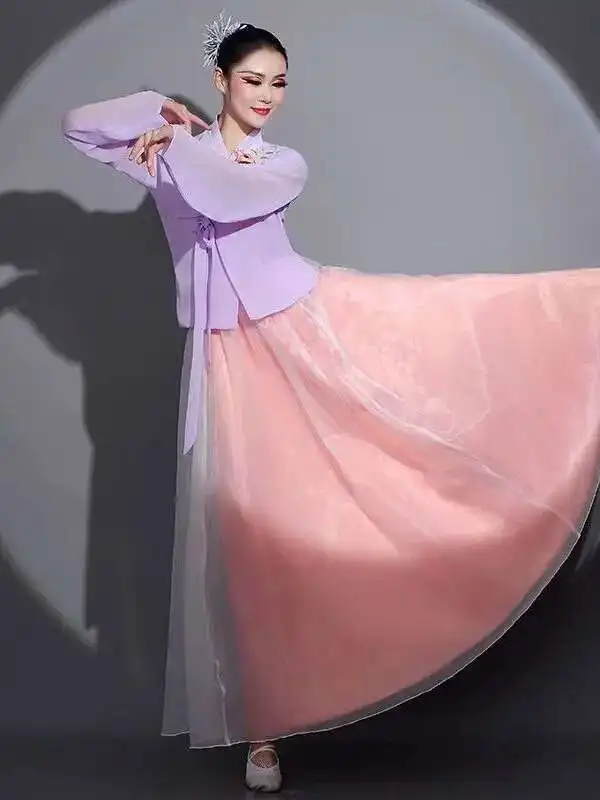 Neues koreanisches traditionelles Kostüm Hanbok Kleid Hanbok weiblich Korea Palast Kostüm National Minority Dance Performance Kleid