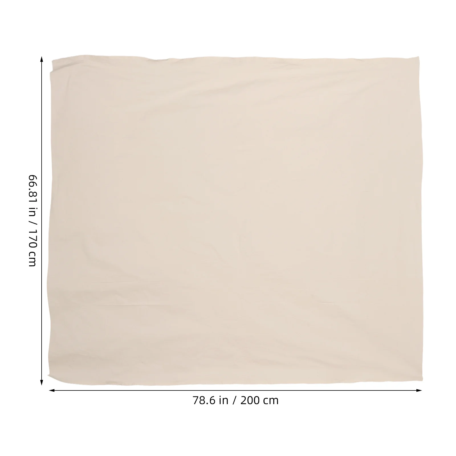 غطاء قماش قطني مضاد للغبار كبير وقابل للغسل وقابل لإعادة الاستخدام لحماية الأثاث الأرضي وأوراق الطلاء قماش القماش القطري