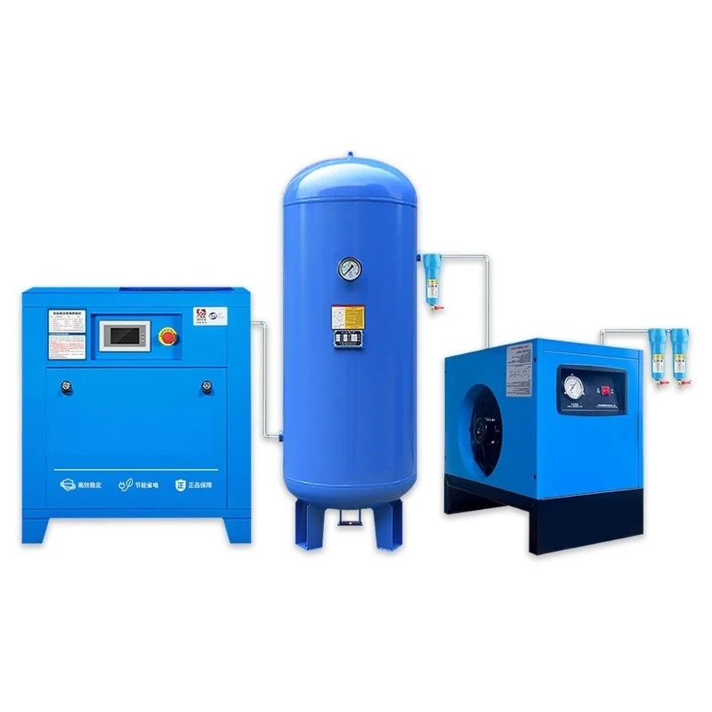 Permanent magnet variable frequency screw air compressor, low noise air compressor
