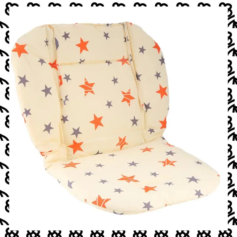 

A07I подушка для сиденья детской коляски, универсальная подушка для детского стульчика, коврик для сиденья, хлопковый мягкий чехол для стульчика для кормления