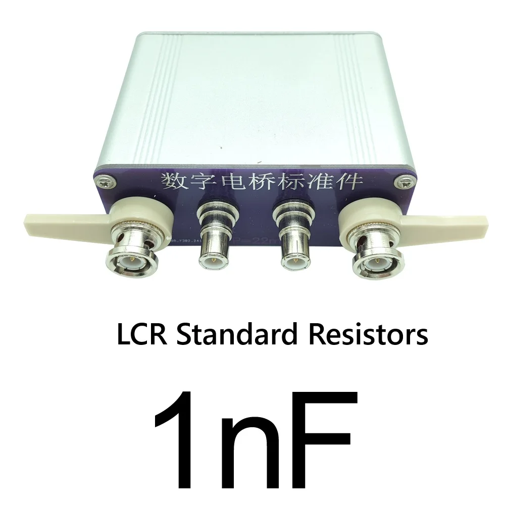 

Calibration For LCR Digital Bridge Electronic Device Capacitor Calibration Kit 0.5 Error Aluminum Shell BNC Interface